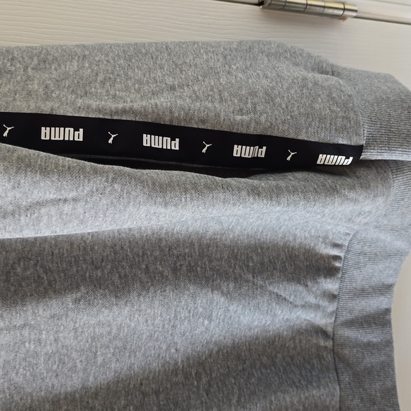 PUMA BRAND SIGNATURE MENS BIG AND TALL GRAY ZIPPERED HOODIE JACKET SIZE XXL - Picture 11 of 13